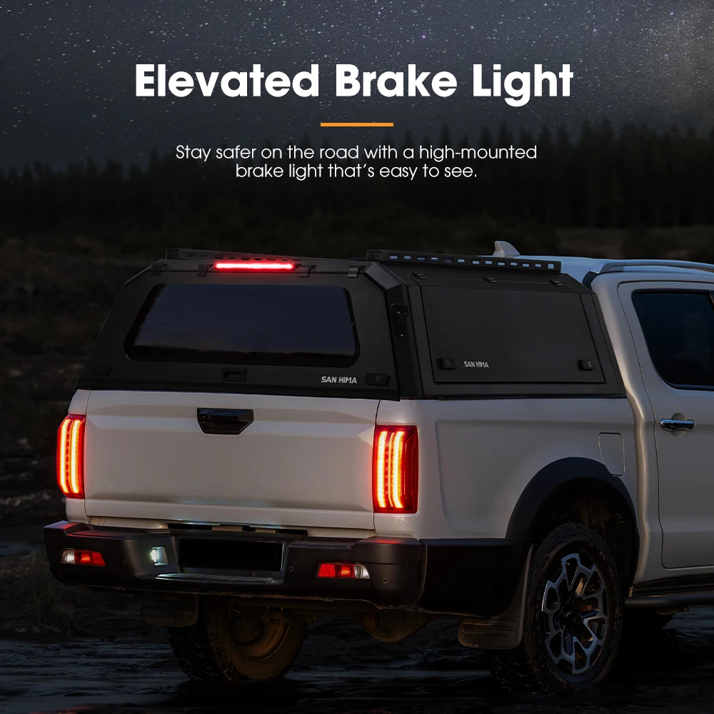 

SAN HIMA 4x4 Waterproof Aluminum Alloy Steel Pickup Hardtop Topper Camper Truck Ute Tub Canopy for Ford Ranger 2011-2022