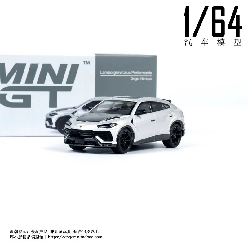 Mini Gt Car Model 1/64 Lamborghini Urus Simulation Car Model Alloy Room Ornament Display Cars Model Boy Collection Birthday Gift