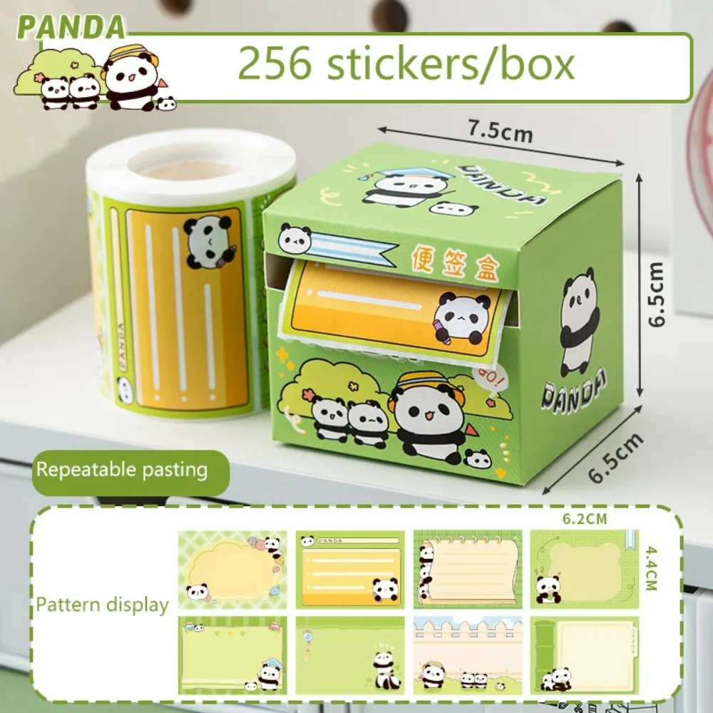 Sticky Notes Capybara ดึง Sticky Notes การ์ตูนหมายเหตุม้วนดึง Roll MeMO Pad เครื่องเขียน PANDA น่ารัก Capybara MeMO Pad