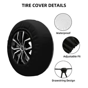 Bánh xe Sobreselent Cover la bàn hải lý được cá nhân hóa, lốp bảo vệ cho Mitsubishi Pajero 4WD SUV, điều hướng phiêu lưu, 14 in, 15 in, 16 in, 17 in 12 Bán hàng chính Pajero Compass - №5