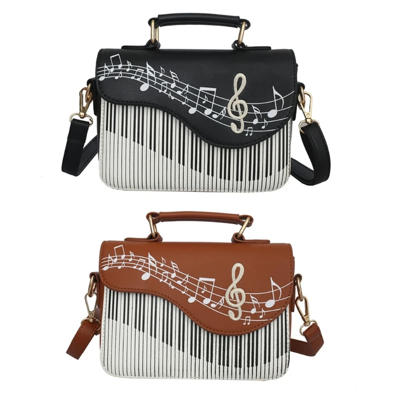 Piano Shoulder Bag Fashion Handbags Women Crossbody Bags Ladies Top-handle Sling Satchel Tote Purse