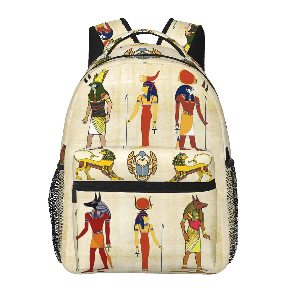 

Egyptian Gods And Pharaohs Backpacks Boys Girls Bookbag Students School Bags Cartoon Kids Rucksack Shoulder Bag Large Capacity