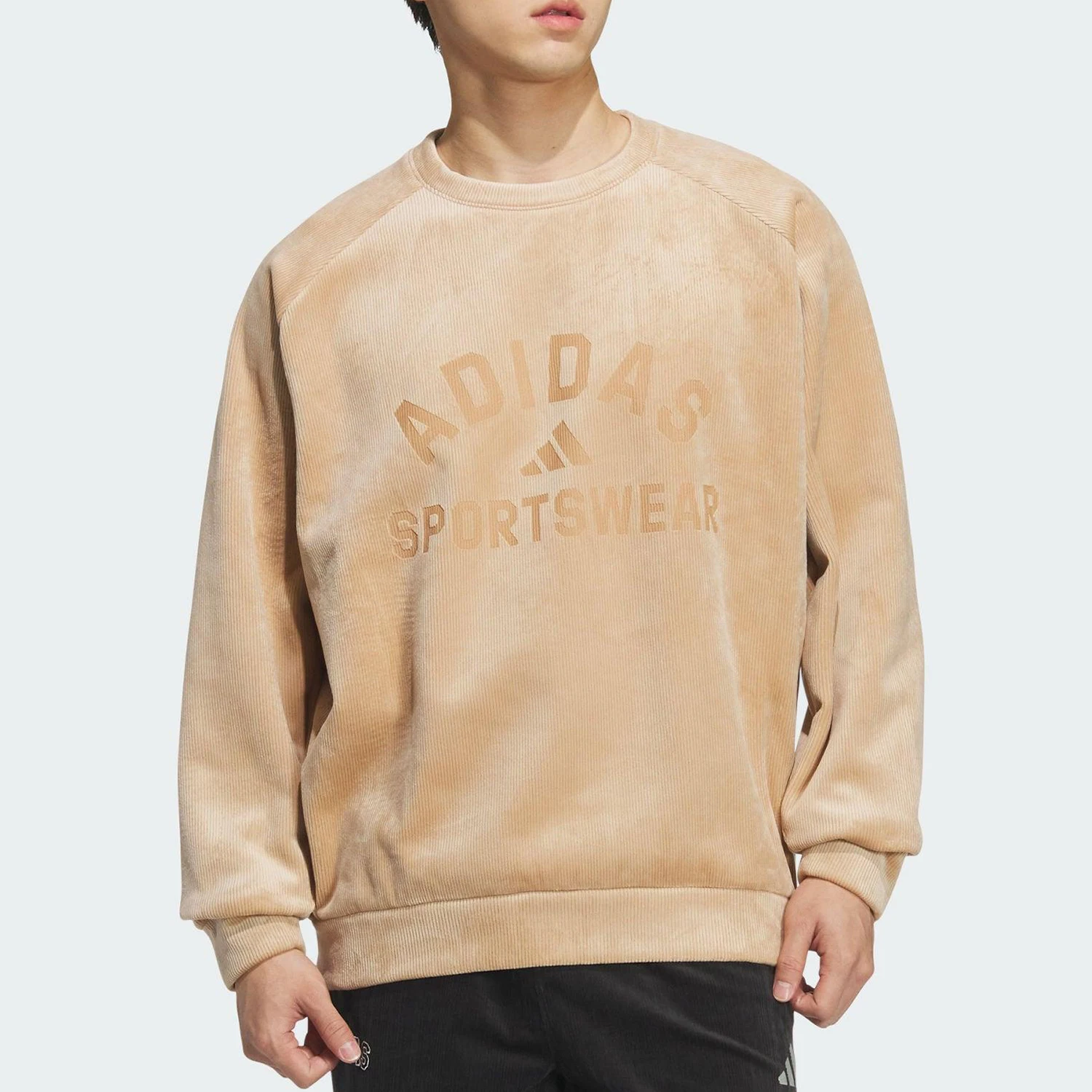 

Оригинальный мужской флисовый пуловер Adidas, мягкий и модный, KR0220
