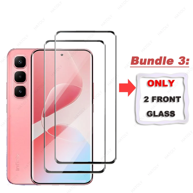

3D стекло для Infinix Hot 60 Pro Plus, стеклянная защитная пленка для экрана Infinix Hot 60 Pro Plus, защитная пленка для объектива камеры