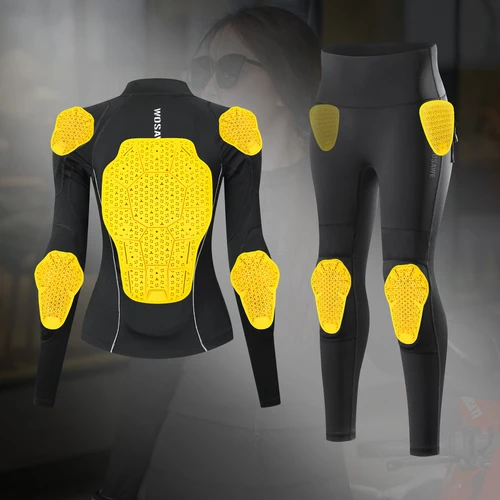 Imagen 2 del producto WOSAWE CE nivel 2 almohadilla de protección corporal para motocicleta Universal Motocross Racing inserto de seguridad armadura Protector de espalda equipo de motocicleta