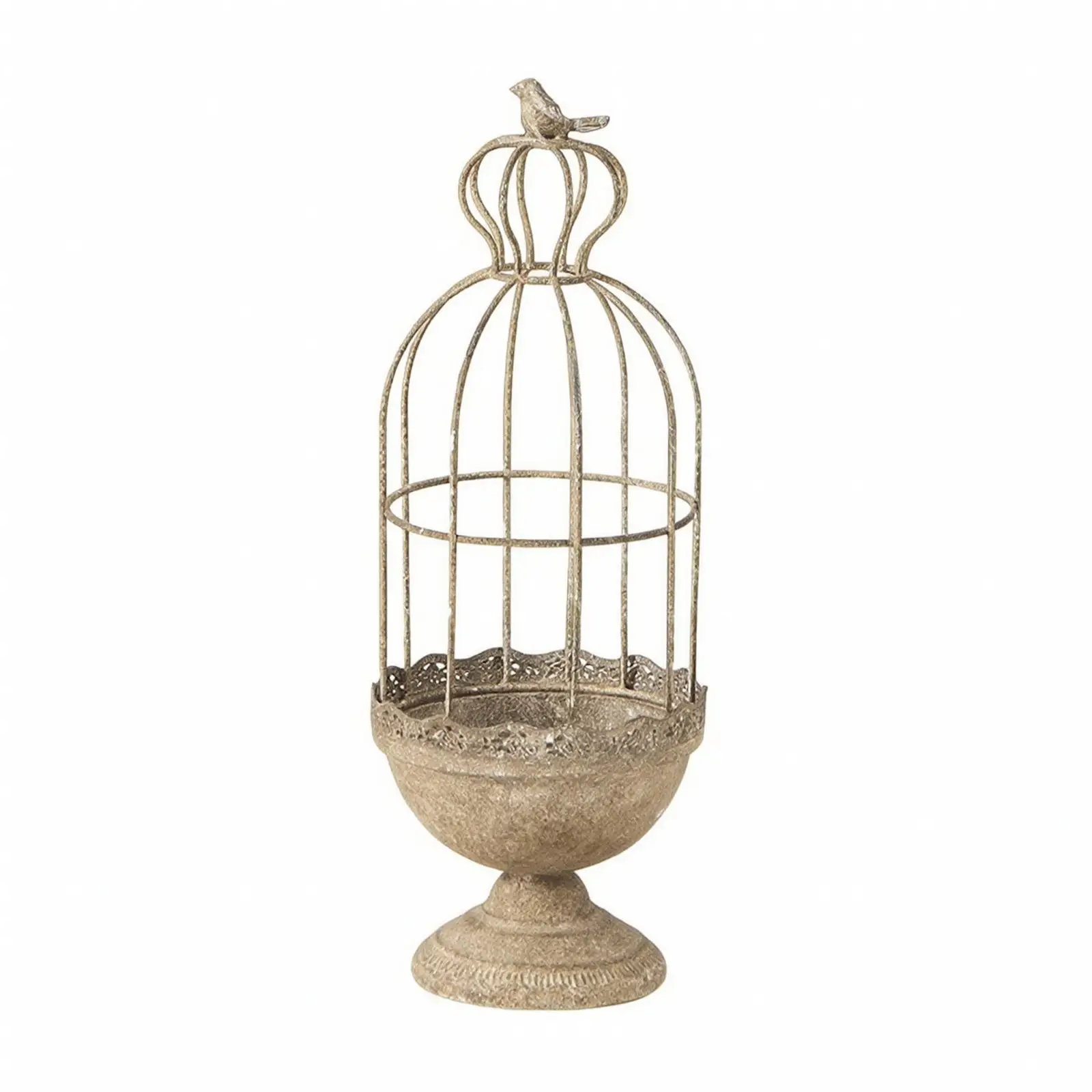 Stable Iron Flower Pot Stand with Open Wire Trellis for Vines in Home Garden Corner Display