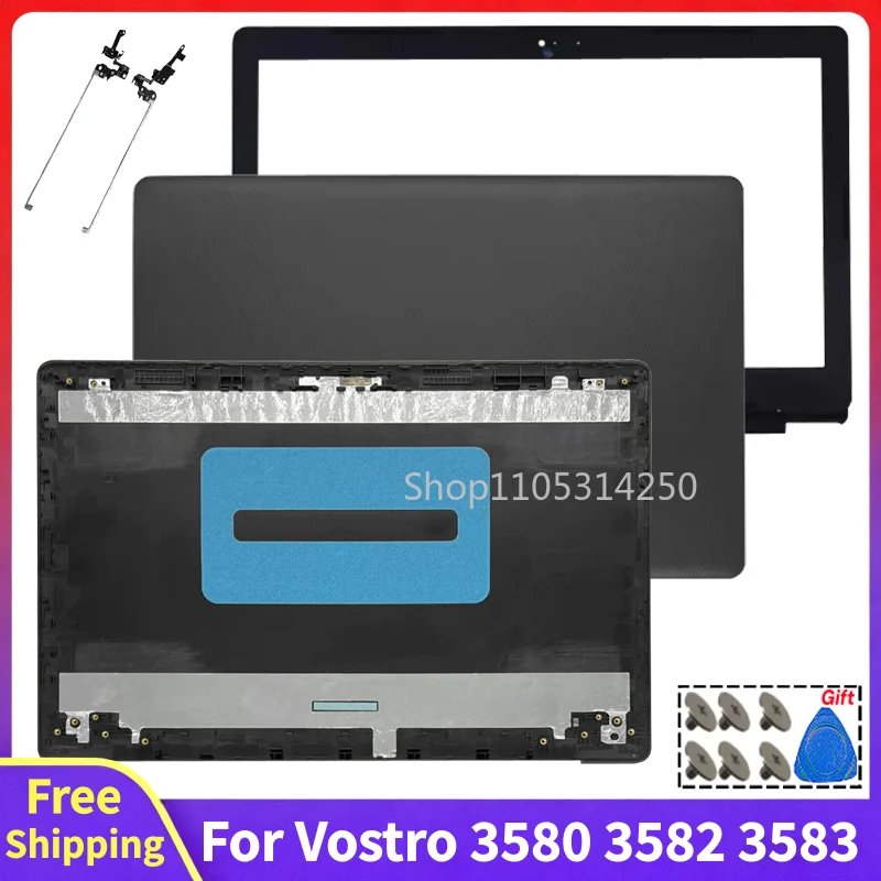 For Vostro 15 3580 3583 3582 3581 Replace Laptop Rear Lid Top Case Front Bezel Hinge Computer Screen LCD Back Cover Accessories