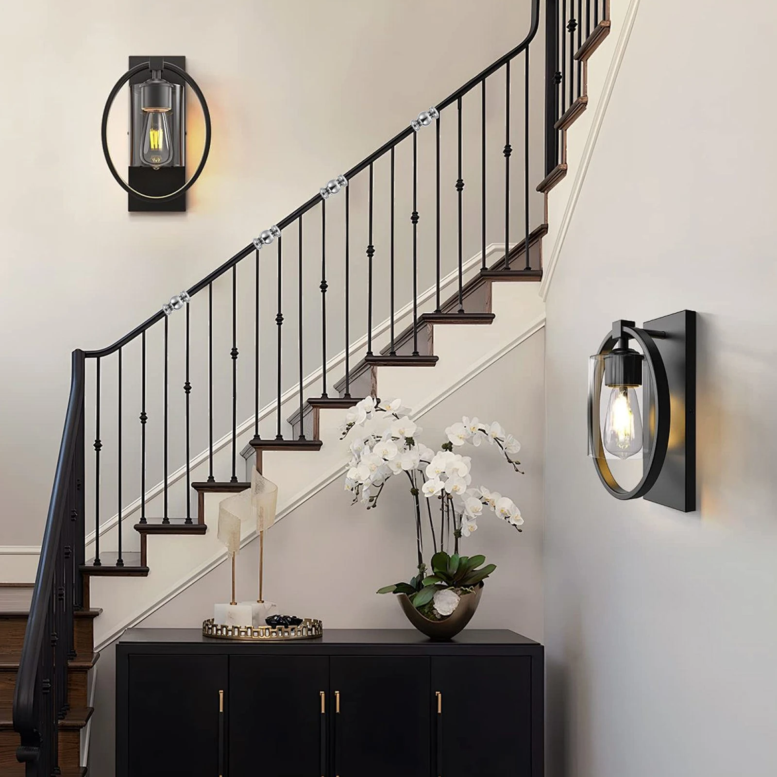 

201 Stainless Steel Decorative Balls Staircase Handrails Fence Posts Connectors Replacement Railing Accessories Building