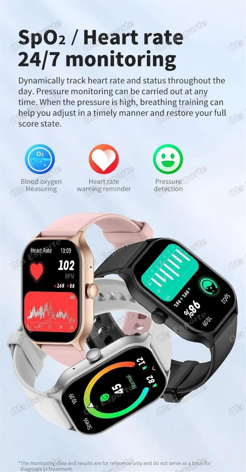 2026 Neue Smartwatch für Damen mit Bluetooth-Anruf, GPS, Bewegungs-, Herzfrequenz- und Schlafaufzeichnung, Outdoor-Sport-Smartwatch für Herren, kompatibel mit Android/iOS – Detail 5