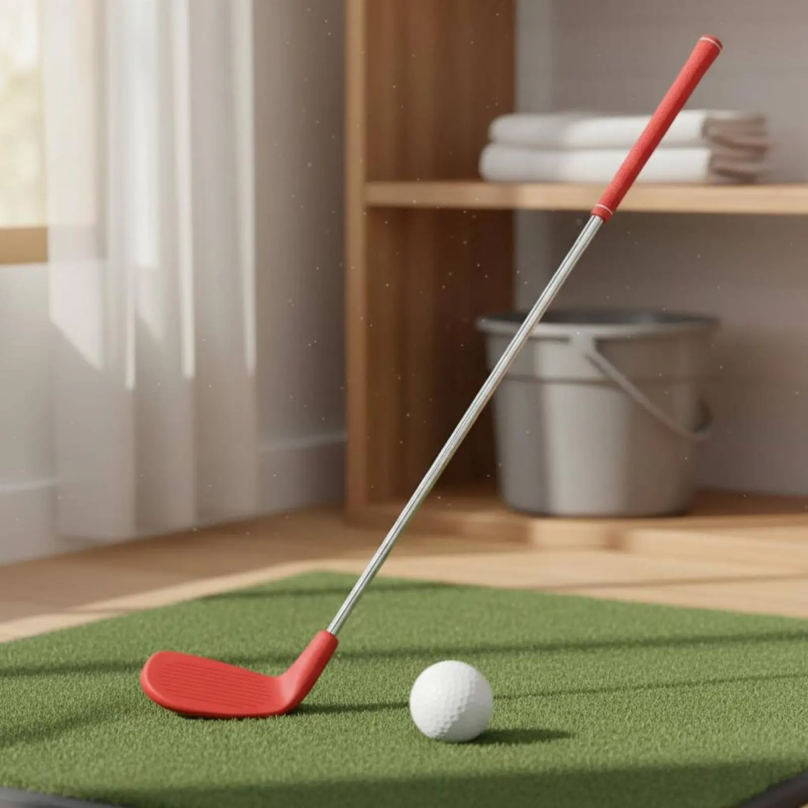 

Golf Training Club Plastic Head Practice Golf Club Sports Equipment Lightweight Portable for Beginners