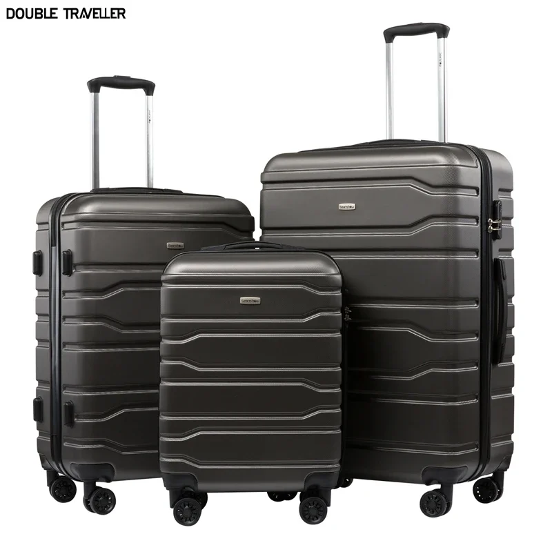 

New 20''24/28 inch Luggage set Travel suitcase on wheels trolley luggage Cabin suitcase carry on hardside luggage fashion bag