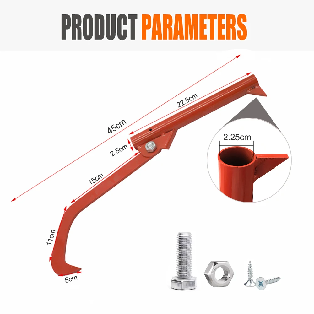 Съемник дров из нержавеющей стали, твердый, широкое применение, сверхмощные стальные конические крючки для дров, инструменты для экономии древесины