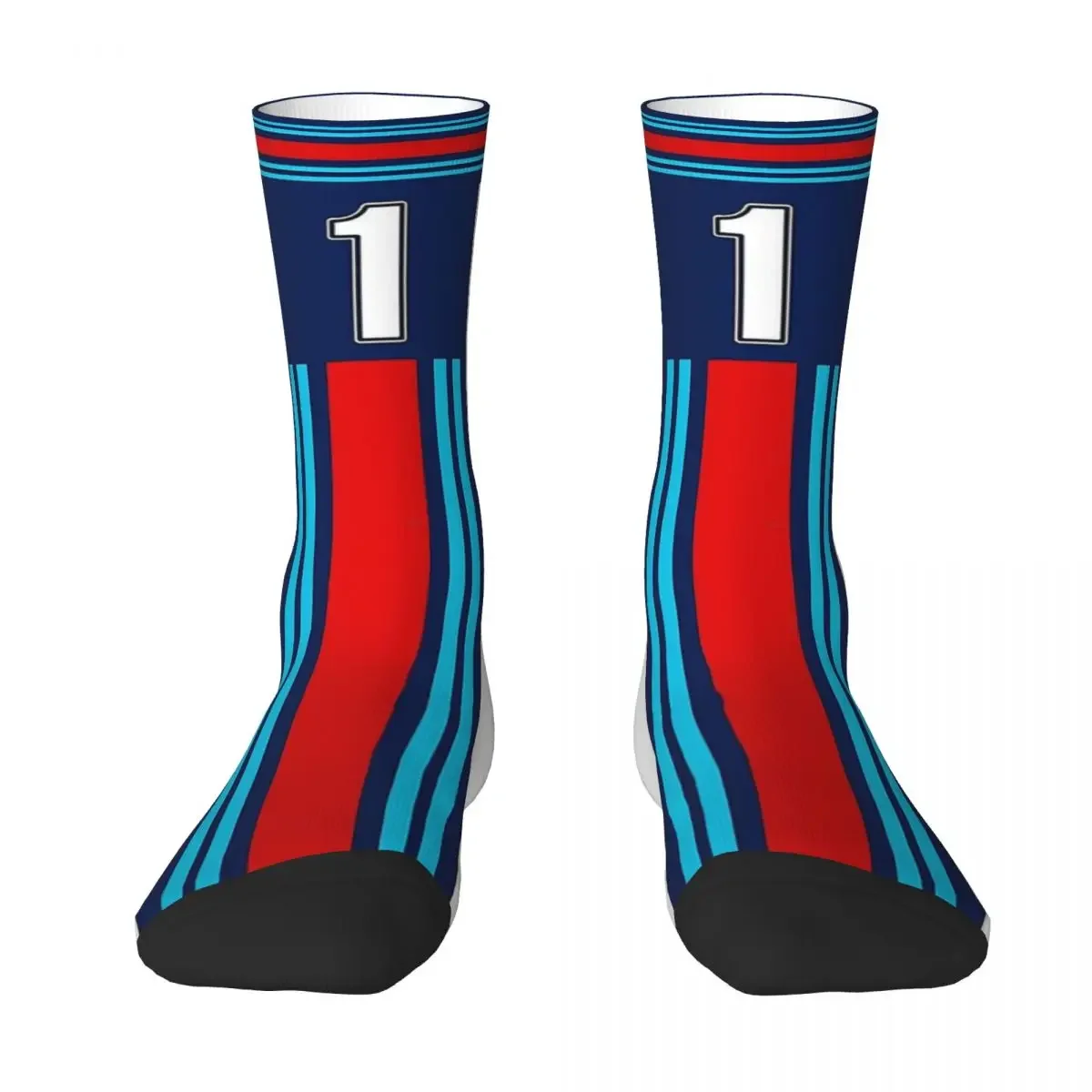 Calcetines de carreras de coches Martini Livery para hombre y mujer, medias de ciclismo, regalo, novedad, primavera, verano, Otoño e Invierno