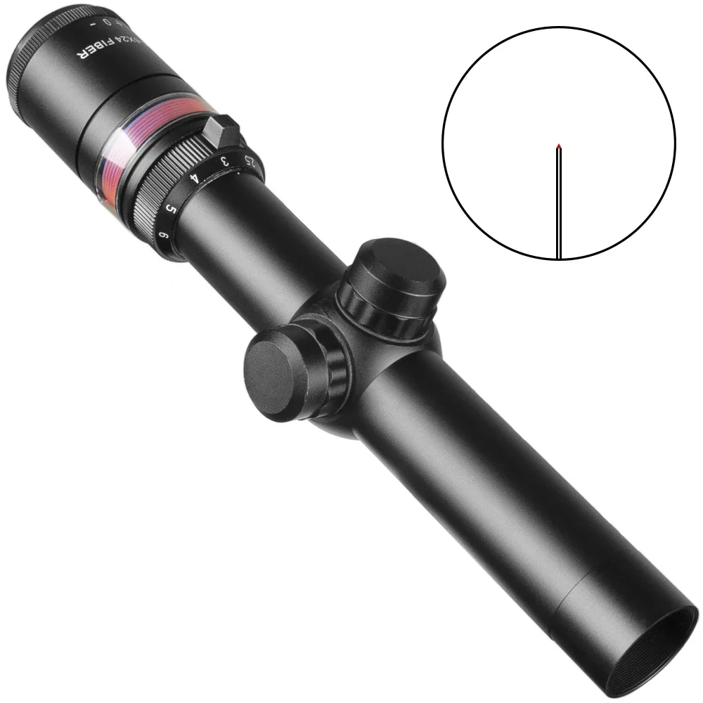 

2018 New 1.5-6x24 Fiber Optic Scope Red Green Triangle Illuminated Telescopic Rifle Scope Riflescope For Huntin Ak 47 Telescope