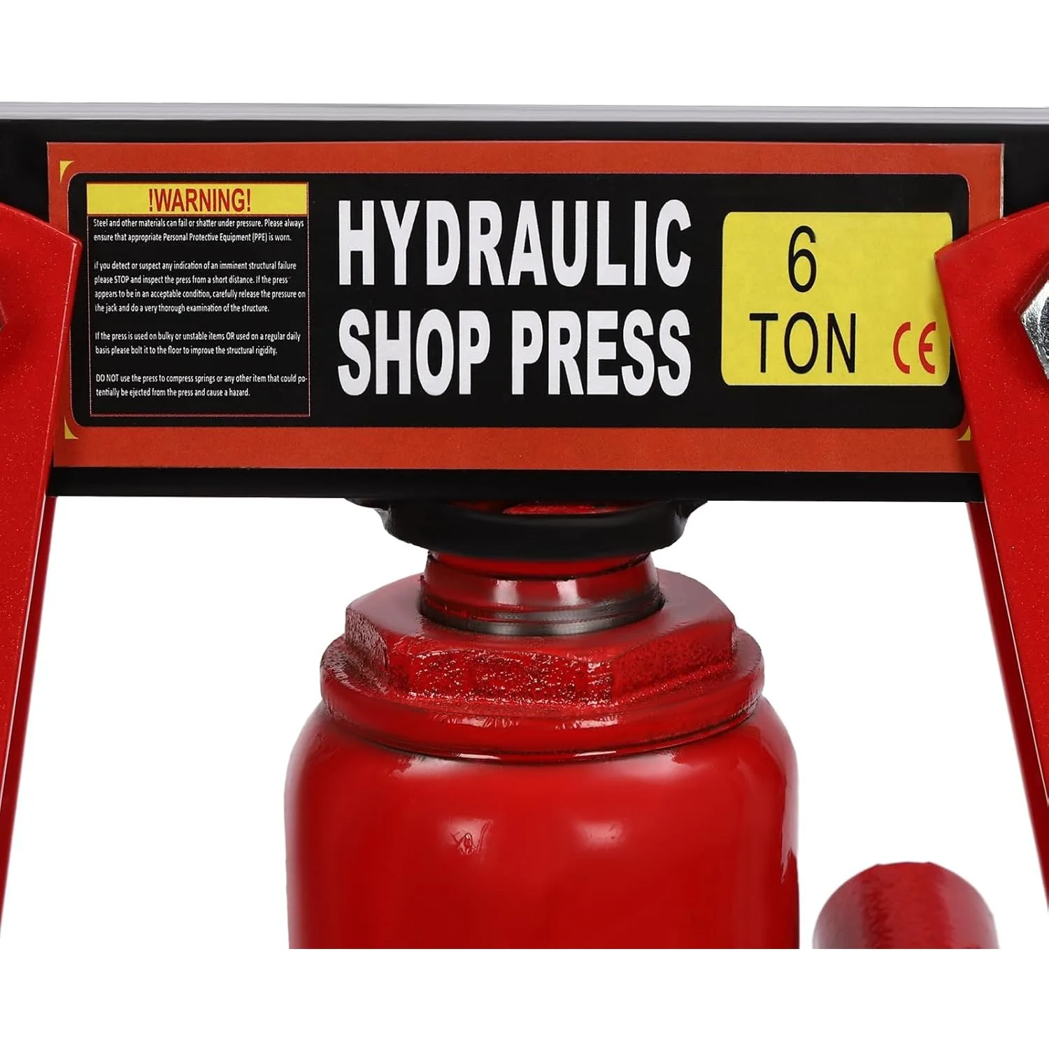 6톤 유압식 샵 프레스 A 프레임 유압 프레스 기계 (플레이트 포함), 3단계 높이 조절 가능, 수리용 헤비 듀티 샵 프레스