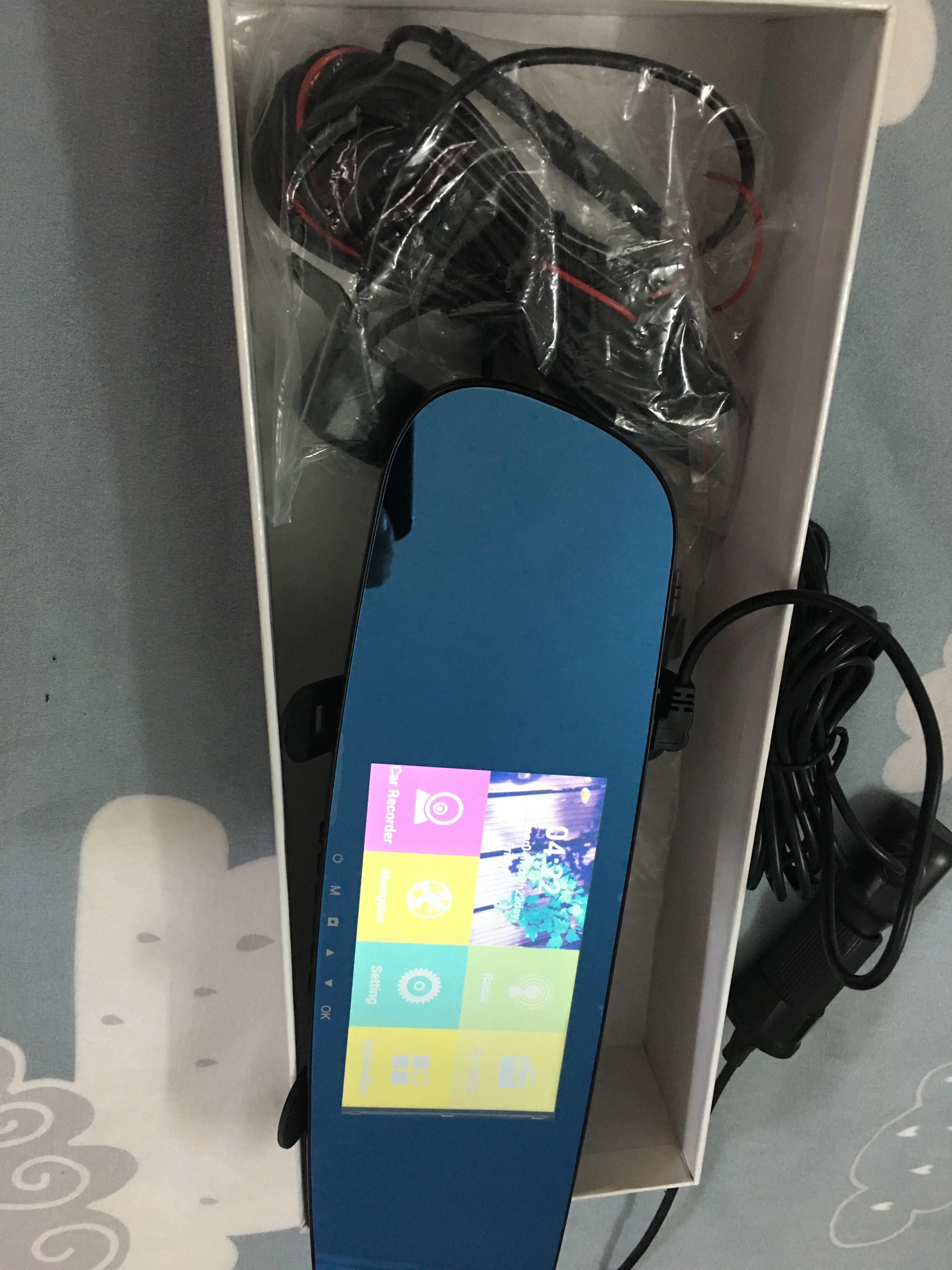 أفضل مرآة الرؤية الخلفية للسيارة نظام تحديد المواقع 5.0 "IPS داش كام مسجل مكافحة كاشف الليزر X K Ka Ku VGR Dul عدسة كاميرا DVR للسيارة مسجل فيديو