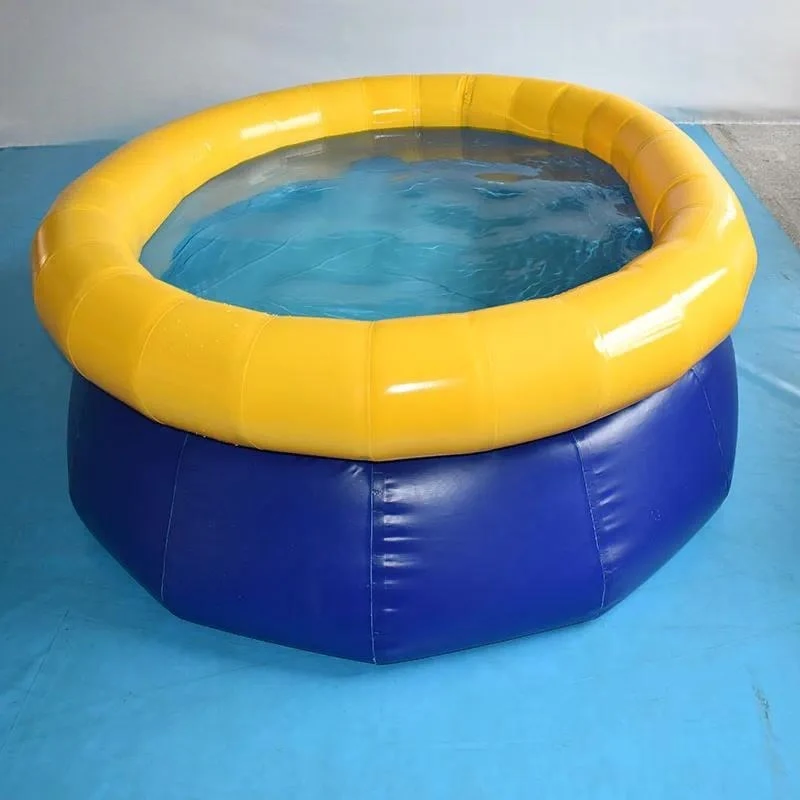 Commercial Grade Above Ground Swimming Pool Childrens Inflatable Square Mobile Water Park Equipment