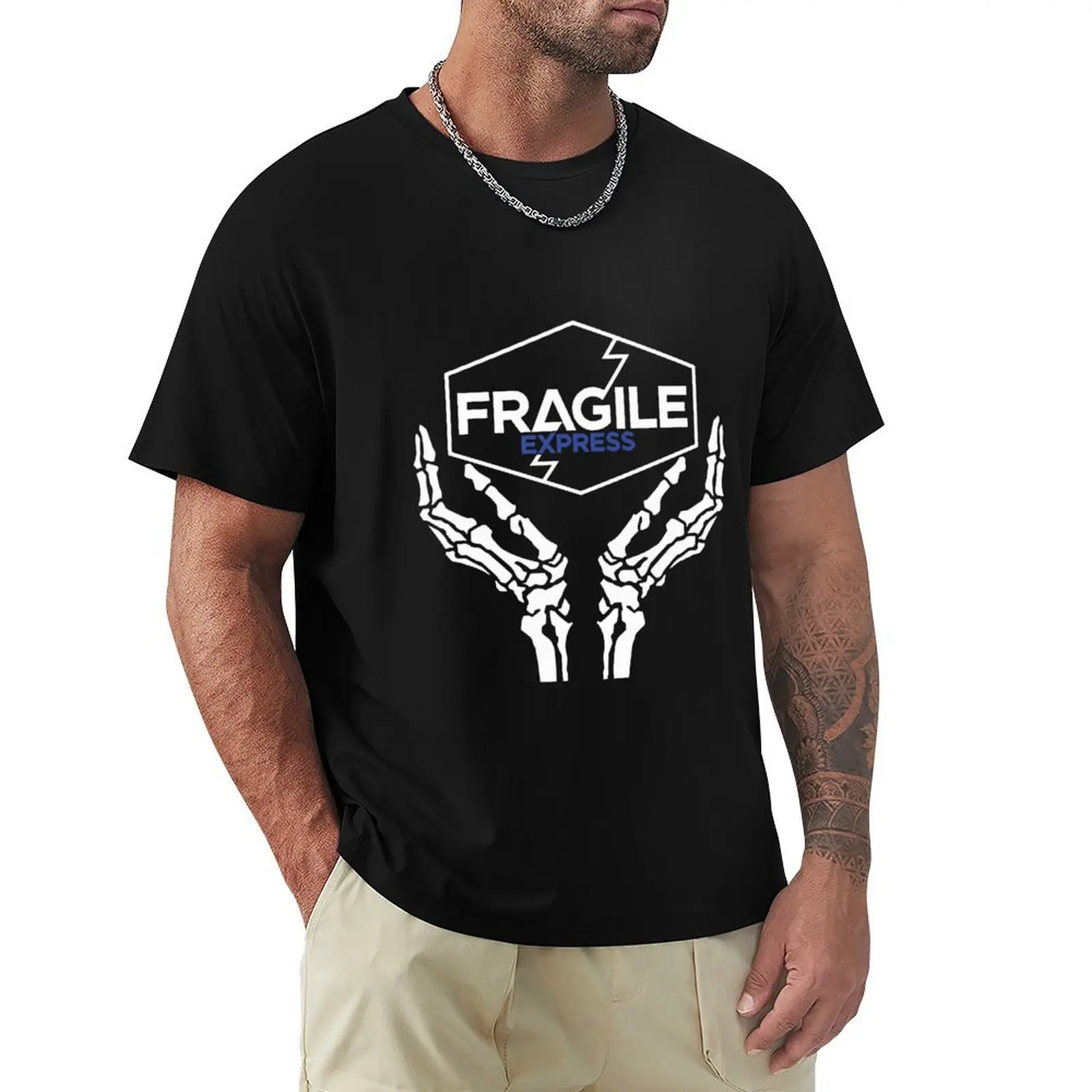 Fragile Express Death Stranding T-Shirt Festival Casual à manches courtes