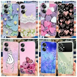 For Xiaomi Redmi 13C 5G Case 2023 Stylish Flower Silicone Soft TPU Phone Cover For Xiaomi Redmi 13R 5G Bumper Global 13 R Fundas
