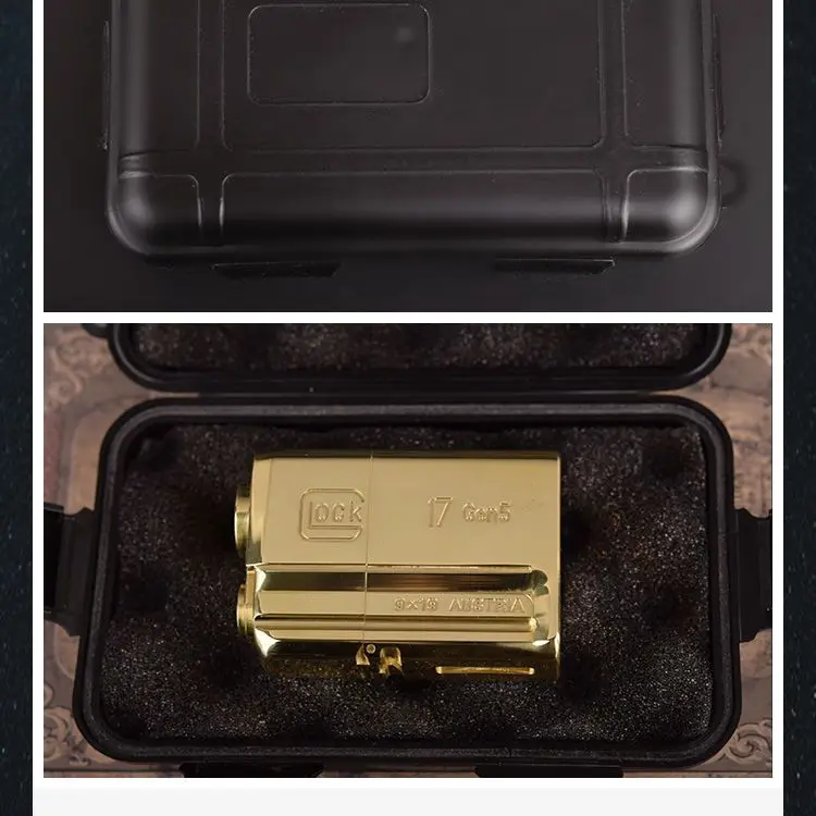 

Новая латунная сверхмощная утолщенная топливная зажигалка G17, классическая ветрозащитная зажигалка для шлифовального круга, аксессуары для сигарет, мужской подарок