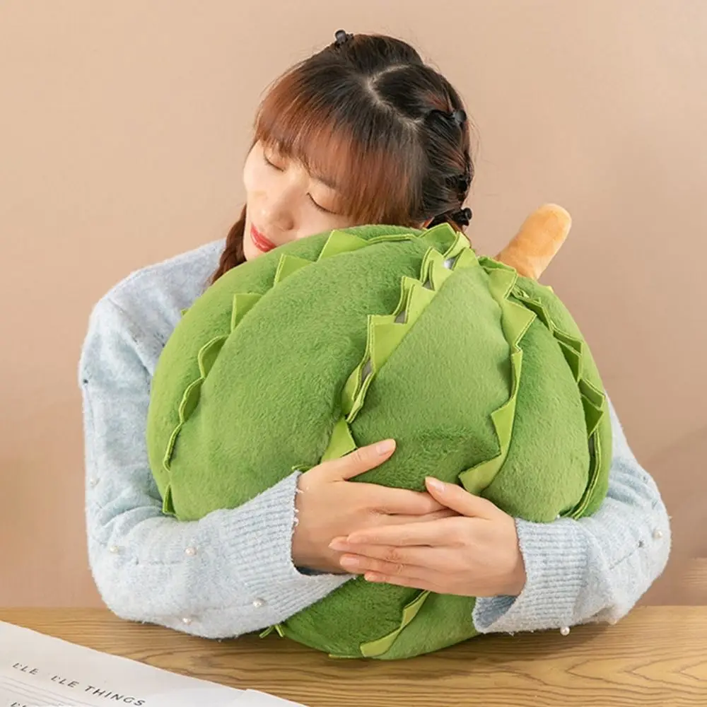 Creative Durian Fruit Shape Plush Toy 25cm Detachable Soft Decompression Toy New Stuffed Toy Body Pillow Gifts for Children