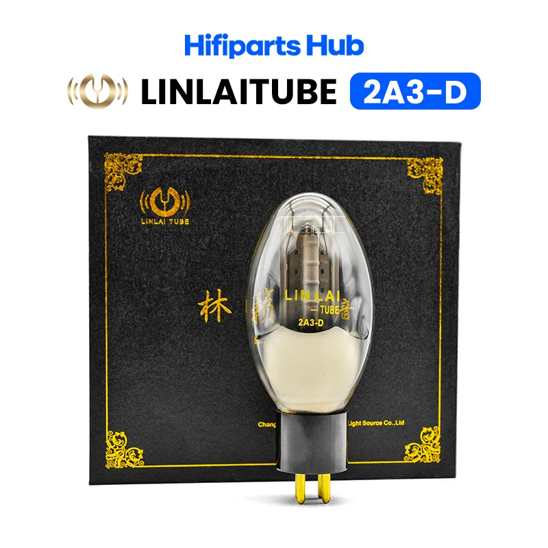LinlaiTube Titanium Anode Droplet Design 2A3-D Hooking Filament Tube Audio Tube Upgrade Psvane/shuguang 2A3B/2A3C  12M warranty