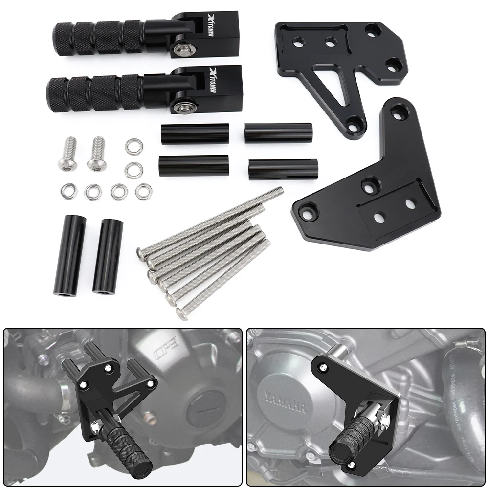 

For Yamaha MT-09 2021-2023 Tracer 9 GT 2021-2022 MT-09 SP 2021-2023 Adjustable Highway Peg Mounts Rider Adjustable Footpeg Kit
