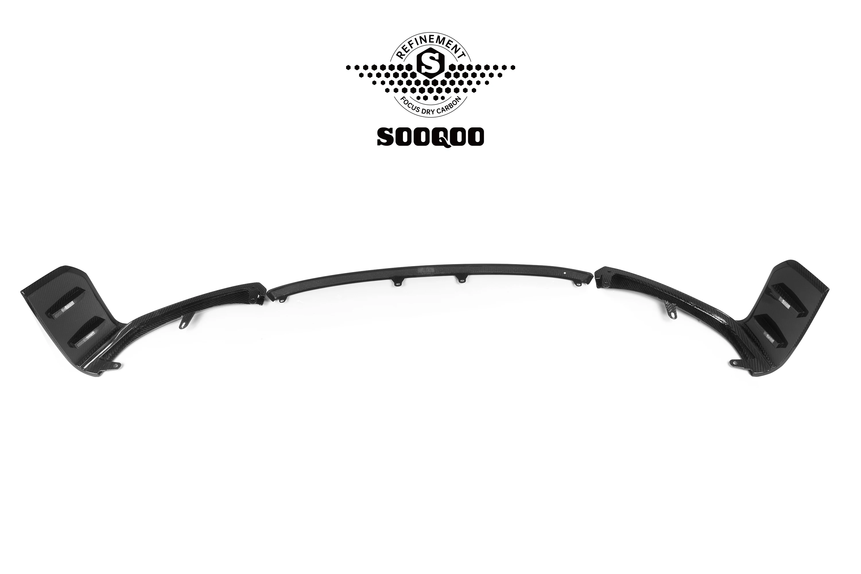 Per fibra di carbonio a secco M2 G87 labbro anteriore M Performance parte auto in fibra di carbonio a secco BMW M2 G87 2023-IN