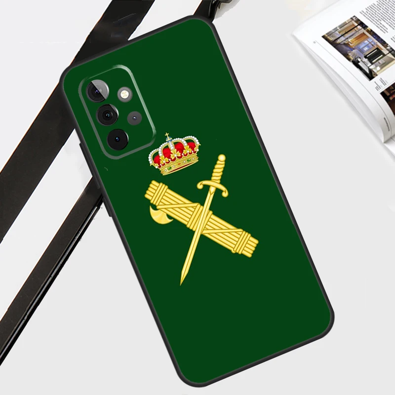 Spanish guard civil Emblem Case For Samsung Galaxy A34 A54 A14 A13 A33 A53 A12 A22 A32 A52 A70 A51 A71 Back Cover