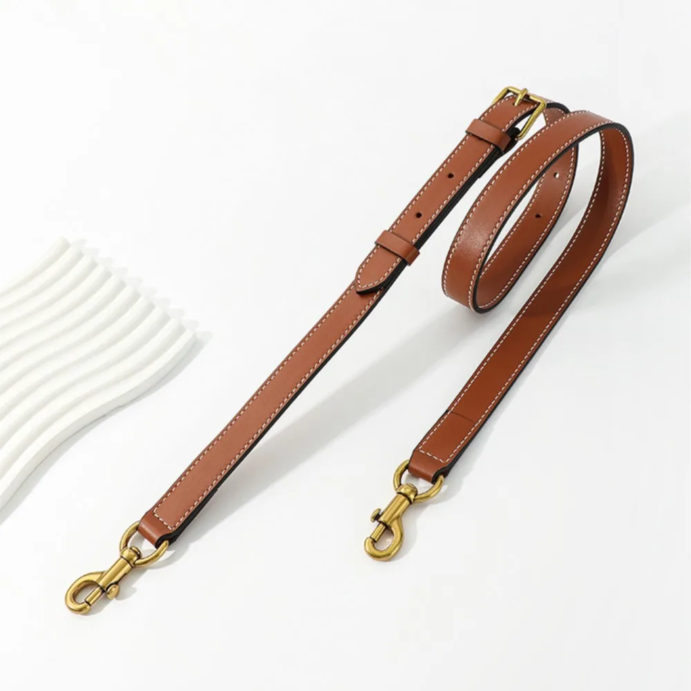 جديد حقيبة يد جلدية حقيقية حزام الكتف حقيبة كروسبودي حزام تعديلات واسعة حزام الكتف استبدال حزام #2