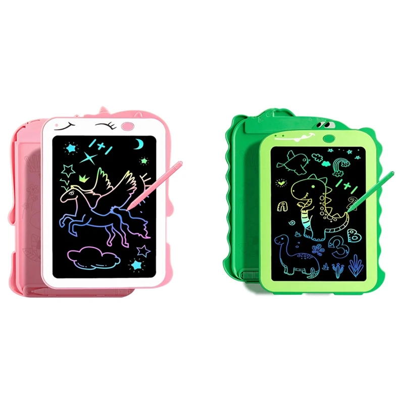 PREMIUM QUALITY LCD Writing Tablet for Kids, Colorful Toddlers Toys Drawing Board, Educational Kid Toys, Doodle Pad Dinosaur Toy