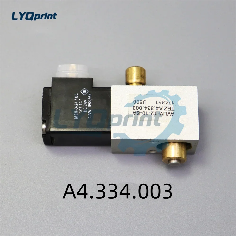 

Durable 1Piece Best Quality A4.334.003 Solenoid Valve AVLM-12-10-SA For Heidelberg QM46 SM52 SX52 Printing Machine Parts