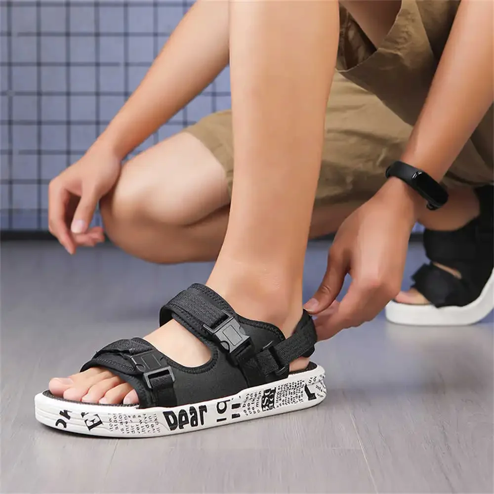 Baumwolle ohne Ferse Strand Flip Flops für Männer Neuheit Sportschuhe Teenager Sandalen Turnschuhe Tene Bity Tenisse Modell