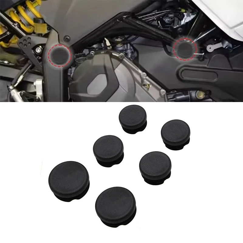 

Подходит для DUCATI DESERTX DESERT X 2022 2023, крышка отверстия для рамы мотоцикла, заглушки, аксессуары для рамы