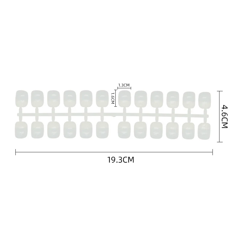 아크릴 발톱 팁 밝은 얼굴 프레스 네일 아트, 제거 가능한 가짜 발톱 네일 아트, 네일 플레이트, 240 개