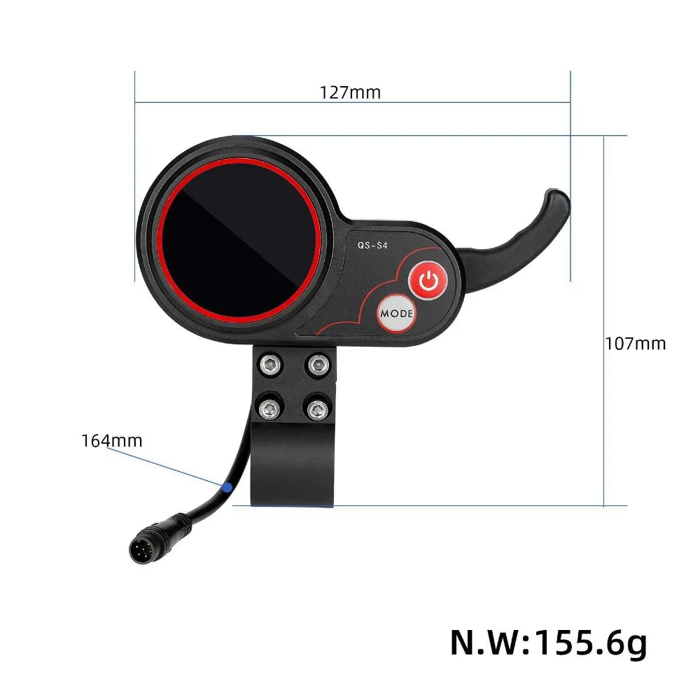 72V QS-S4 6 Pin Display Throttle for ZERO 8 / 9 / 10 / 8X / 10X / 11X E-Scooter Scooter Accessories - view 6