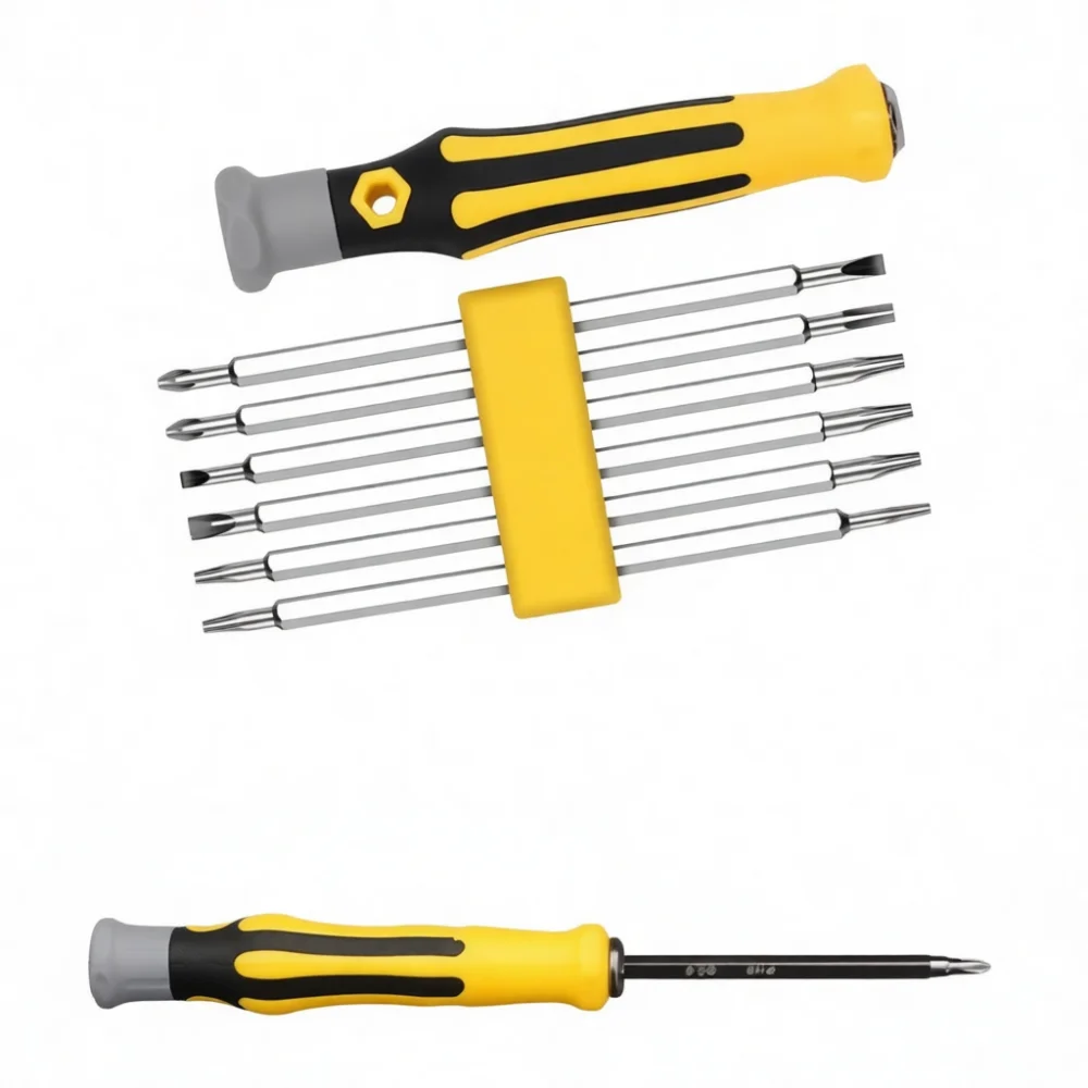 Universal Screw Driver Tool Set U Type Cross Flat Head Bits Precision Manual Wrench Repair Gear For House Repairs