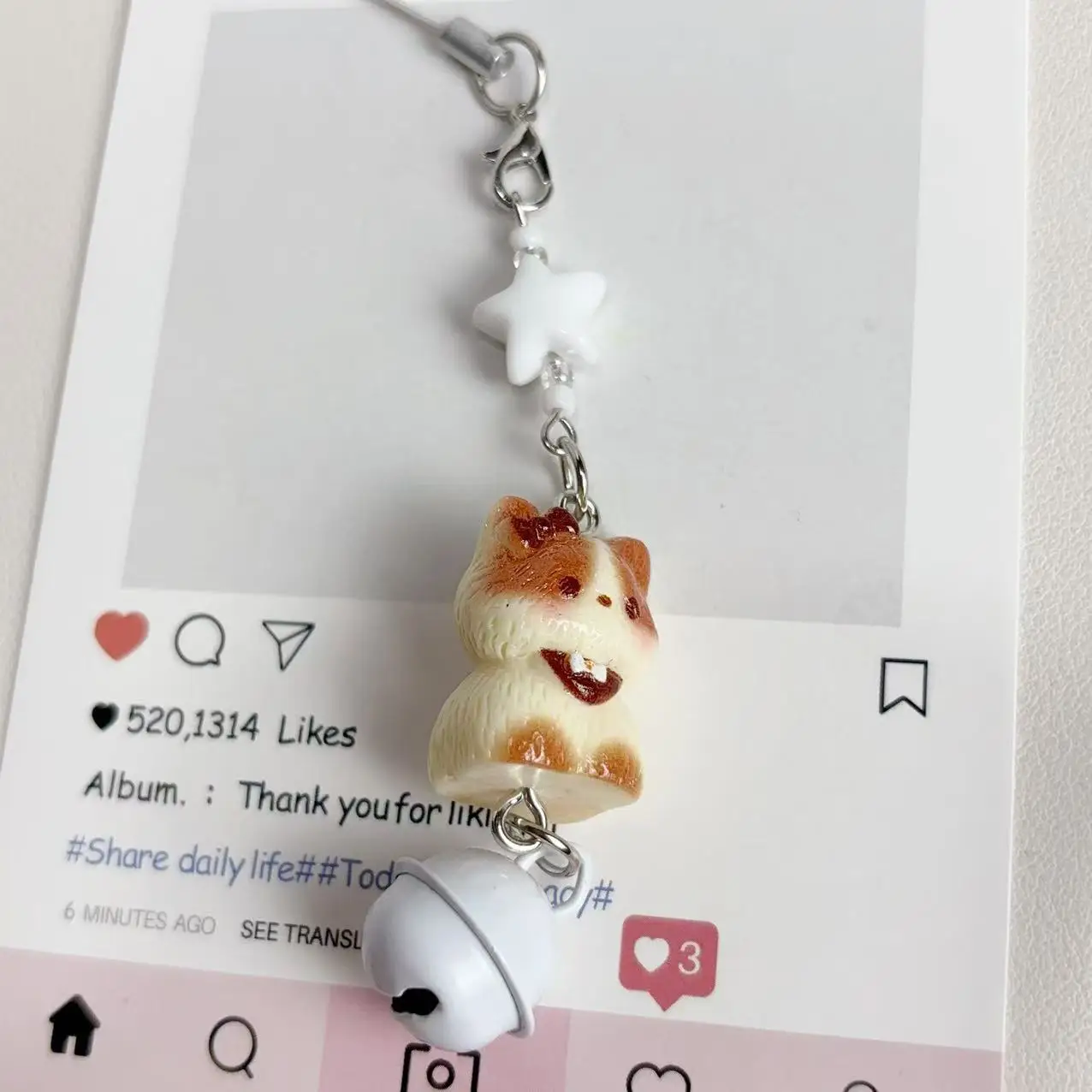 Bell Lanyard Three Dimensional Cartoon Cat Pendant Cat Keychain Colorful Kitten Phone Chain For Wallet Mobile Phone Bag