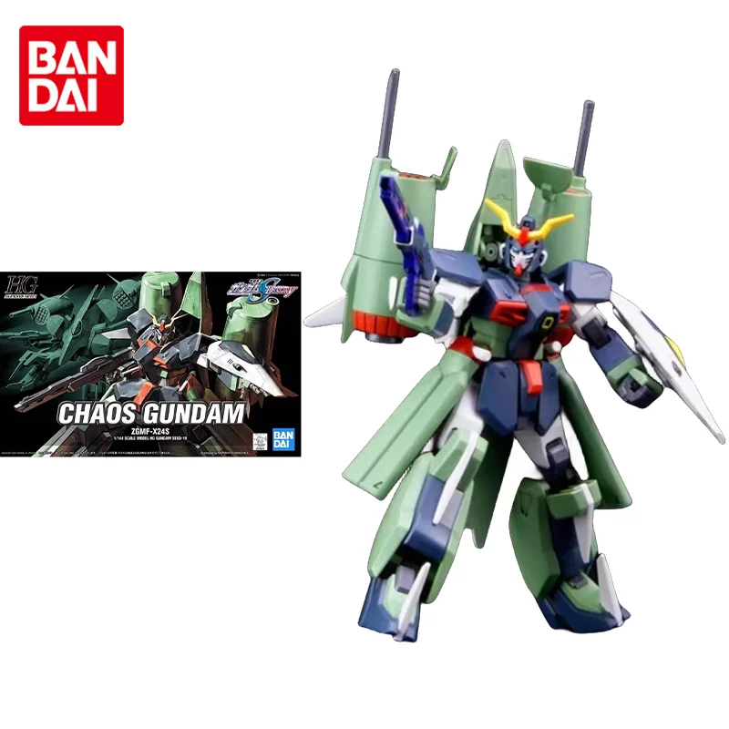 

Bandai оригинальная модель Gundam, Комплект аниме-фигурок HG SEED 1/144, модель хаоса, искусственные фигурки, игрушки для детей