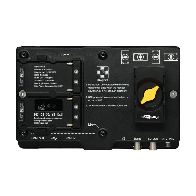 HS8 Adecuado para DSLR Sony Micro Cámara única A7m4 Cámara de monitor de director resaltado 4k