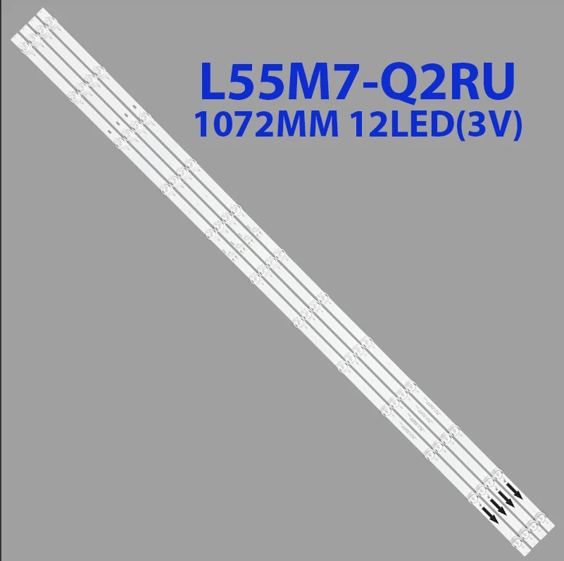 

LED backlight for L55M7-Q2RU TCL55D12-ZC66AG-05D 303TC550057D 4C-LB550T-ZCM TCL55D12-ZC66AG-05 3037C550057 L55M5-RK L55M5-PK