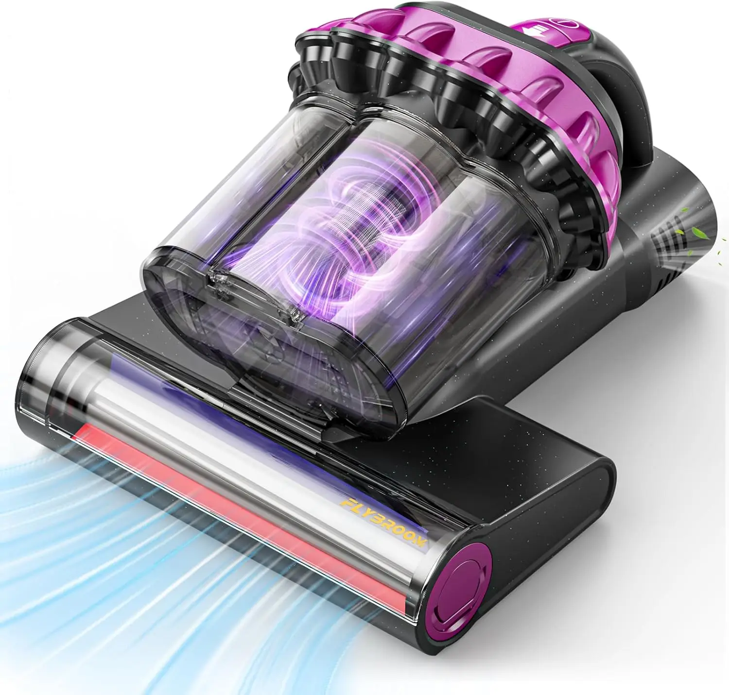 

550W Mattress Vacuum Cleaner with Smart Dust Sensor, UV-C Light, Heat, HEPA Filter for Bed Sofa
