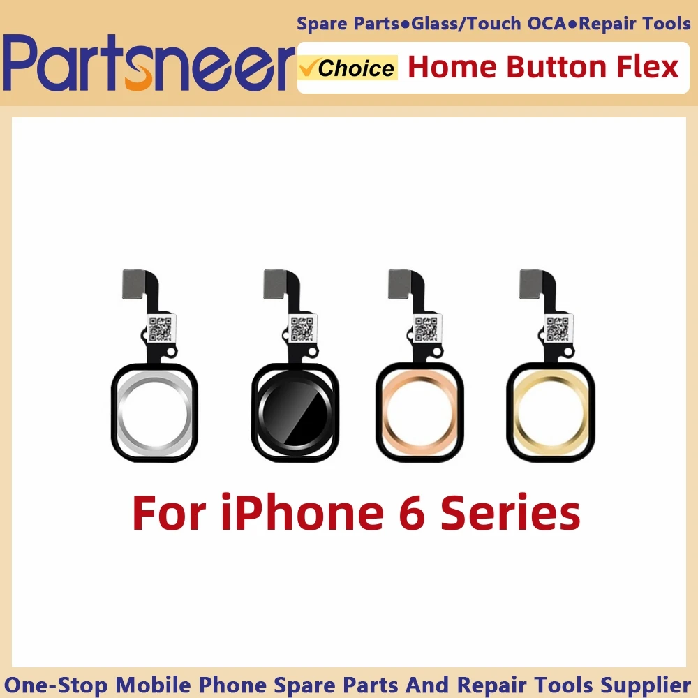 Home Button Fingerprint Replacement For iPhone 5 5S 5SE 6 6Plus 6S 6SPlus 7 7Plus 8 8Plus Universal Home Buttono