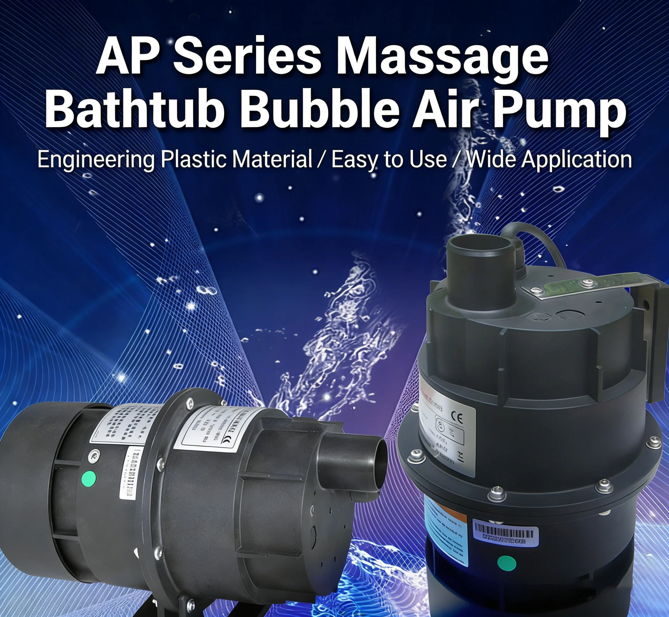 220V~240V 50HZ /60HZ 300W Hot Tub Accessories Hydro Air Blower