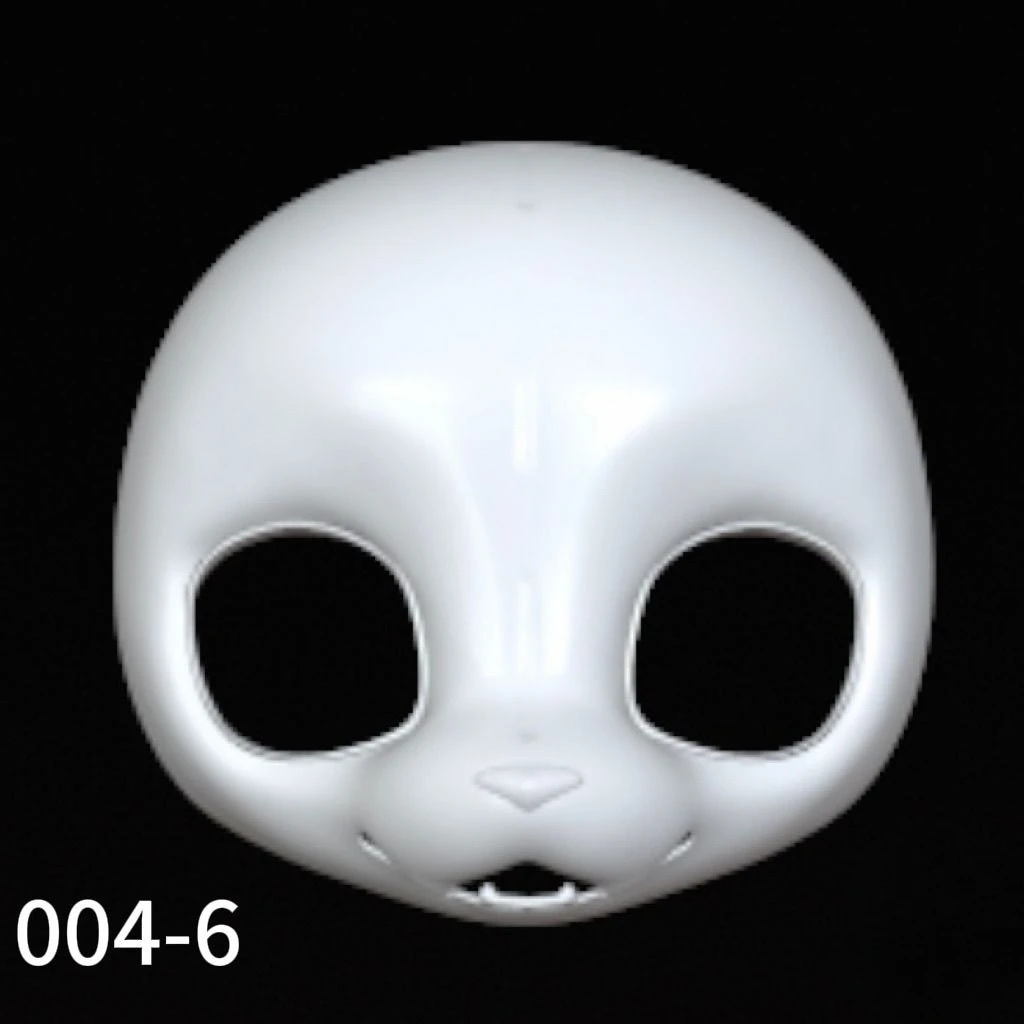 3D Printing Kemono Base Mask Dragon Beast Skull Short Kiss Cute Skull Role Playing DIY Accessories PETG Material