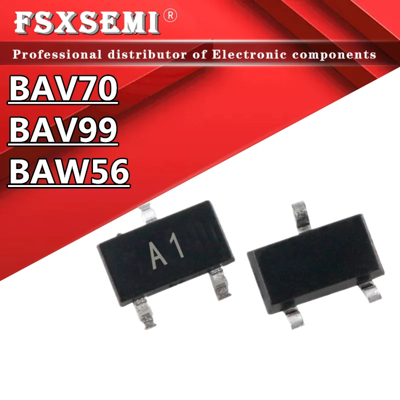BAV56: La Diota Switch SOT-23 Ideale per Progetti Elettronici di Precisione – Recensione Pratica e Guida all’Uso