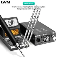 SUNSHINE GVM T210 Digital Display Adjustable Temperature Soldering Station For Mobile Phone Repair Welding Tool