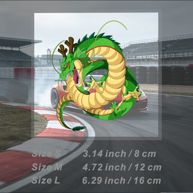 Car Stickers Cool Fantasy Dragon Vinyl Decal Waterproof Die Cut UV Resistant for Door SUV Auto Decor