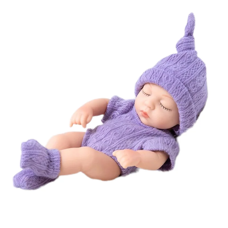 

Reborn Baby Dolls Kids Toys 7 Inch Toy 18cm Figure Kawaii Items Fast Shipping Doll With Clothes Hat For Girls Children Companion