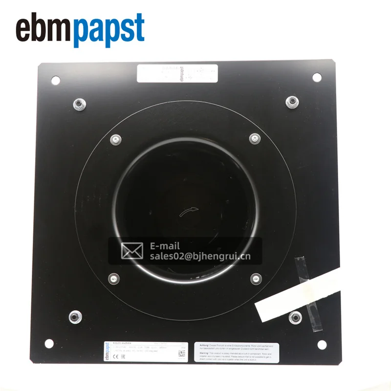 

Оригинальный ebmpapst K3G250-AV29-B4 230 В 50/60 Гц 750 Вт 3,3 А 3450 об/мин IP54 осевой вентилятор охлаждения с шарикоподшипником